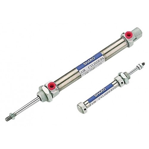 2inch 1Mpa Air Pneumatic Cylinder Mini Stainless Steel Stroke Screwed Piston Rod Dual Action 50mm